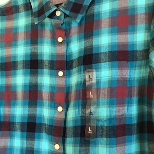 NWT Tommy Hilfiger Flannel L